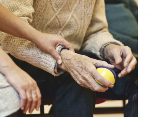 fidget ball helps people with dementia
